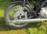 Moto Guzzi Auspuff Schalldämpfer Nuovo Falcone universal NF militare Sahara