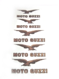 Moto Guzzi Aufkleber Tank vecchio gold serie